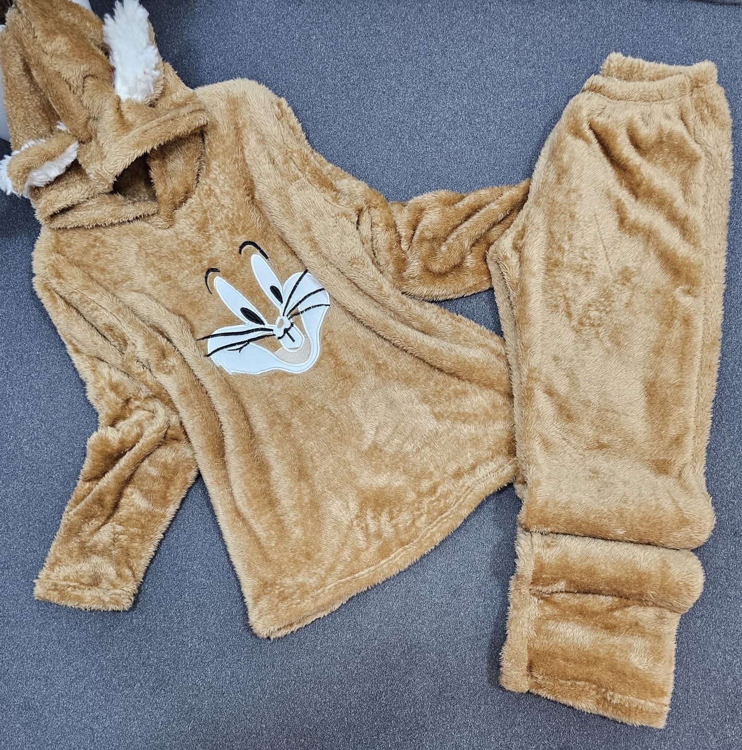 smiling bunny pyjamas