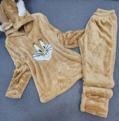smiling bunny pyjamas